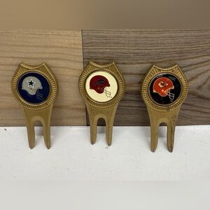 Golf Divot Tools With Ball Markers, Buffalo Bills, KC Chiefs, Dallas Cowboys